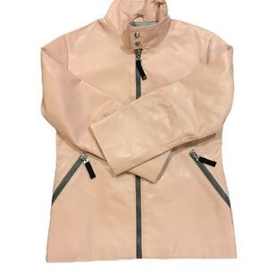 Diesel Blush Pink faux Leather Jacket